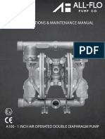 Pump Operations & Maintenance Manual: A100 - 1 Inch Air Operated Double Diaphragm Pump