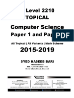 O Level Computer Science Paper 1 and Paper 2 Compiled by Syed Haseeb Bari