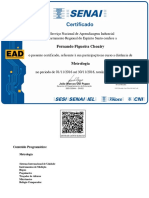 Metrologia Curso Senai 2020