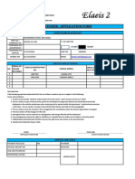 Sticker - Application Form: Particulars of Applicant