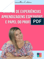 eBook Campos de Experiencias - Aprendiz Esperadas e Papel Do Professor - Samantha Ladeira