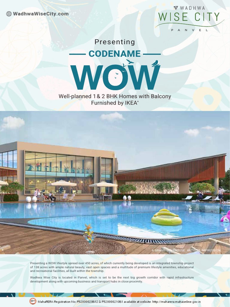 Wadhwa Wise City: Premium Living in Panvel | PDF | Mumbai