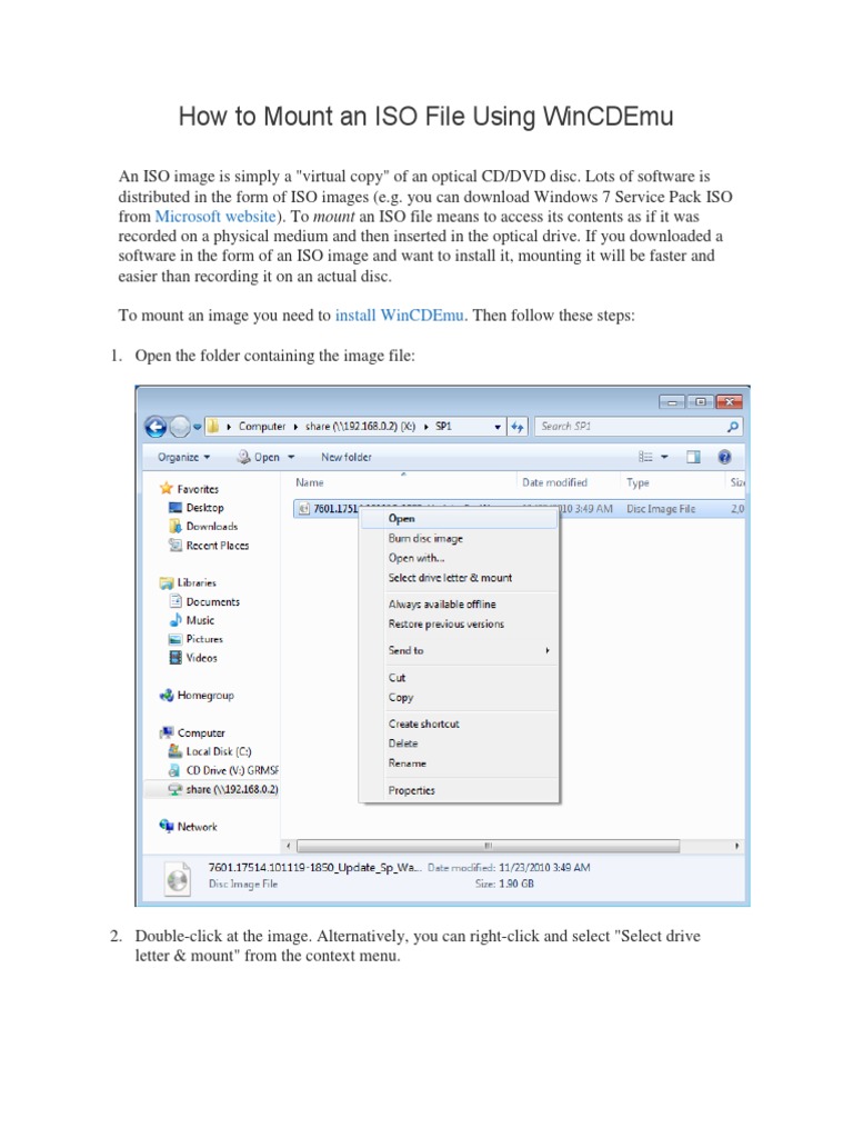 Image Result For Wincdemu The Easiest Way To Mount An Iso And More