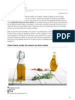 Crockpotting - Es-Aceite de Romero