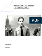 El gran dictador de Chaplin y la oratoria clásica