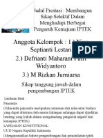 Power Point Membangun Sikap Selektif Dalam Menghadapi Berbegai Pengaruh Kemajuan IPTEK