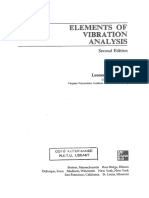 Elements of Vibration Analysis - 2nd Ed. by Leonard Meirovitch