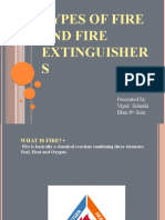 Types of Fire and Extinguishers