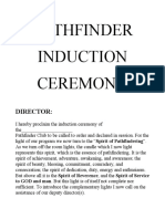 Pathfinder Induction Ceremony Script-1
