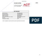 Act Janaury Payment Receipt