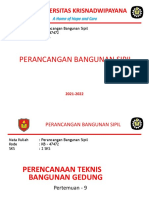 Perancangan Bangunan Sipil - Materi 9