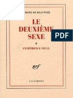 Le Deuxième Sexe Tome 2-Simone de Beauvoir-529p