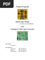 Project Proposal: Digital Logic Design Title: Intelligent Traffic Light Controller