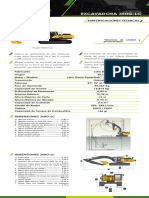 Excavadora 350G-Lc: Especificaciones Técnicas