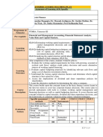 Course Outline of Corporate Finance