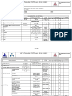 Civil Inspection and Test Plan