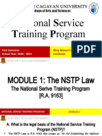 Liceo de Cagayan University: National Service Training Program