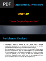 Input Output Organization in Computer Organization and Architecture 2022