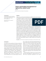 A Review of The Nutrition and Feeding Management of Farmed Tilapia