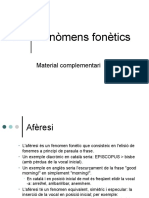 Fenòmens Fonètics