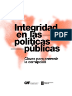 RED 2019 Integridad en Las Politicas Publicas. Claves Para Prevenir La Corrupcion