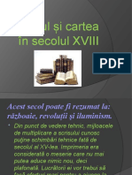 Tiparul si cartea in secolul XVIII