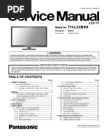 Panasonic th-l32b6h Chassis km21