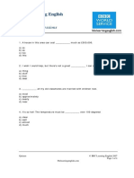 Quantity Expressions: BBC Learning English Quiznet