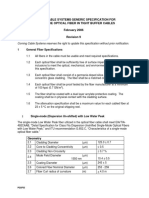 Corning Cable Systems Generic Specification For Single-Mode Optical Fiber in Tight Buffer Cables February 2006 Revision 9