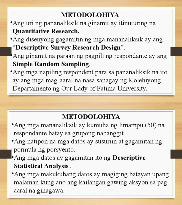 Metodolohiya Presentation | PDF