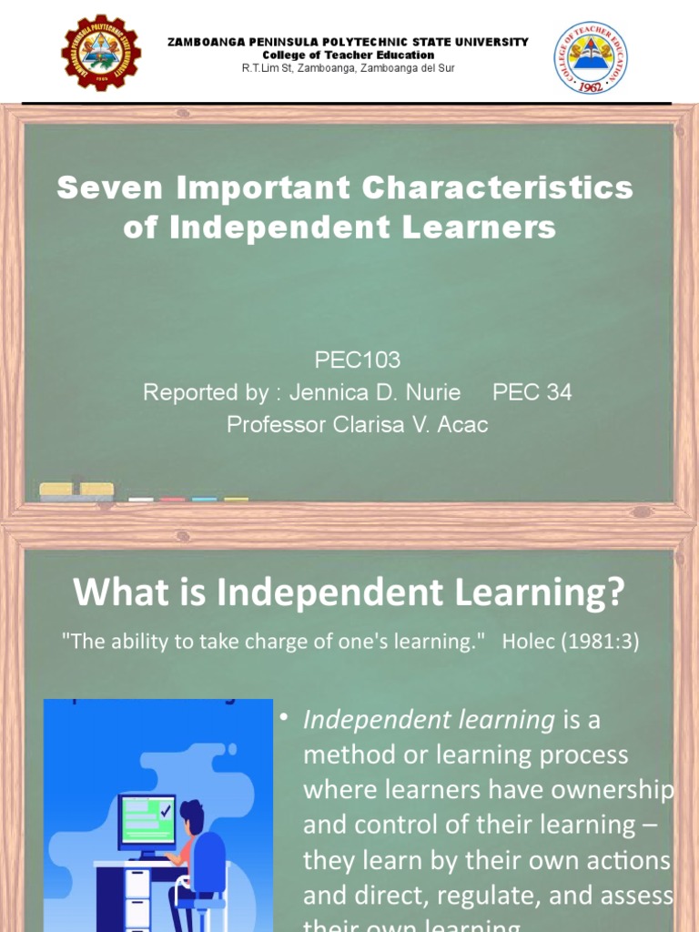 Characteristics of Independent Learners | PDF | Learning | Motivational