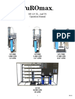 Puromax: HP, LP, XL, and Ts Operation Manual