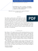 Scottish J Political Eco - 2015 - Buraimo - The Economics of Long Term Contracts in The Footballers Labour Market