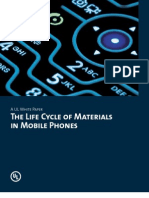 The Life Cycle of Materials in Mobile Phones