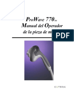 ProWave 770 Handpiece Operator Manual Rev A_spa