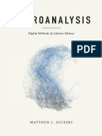 (Topics in The Digital Humanities) Jockers, Matthew Lee - Macroanalysis - Digital Methods and Literary History-University of Illinois Press (2013)