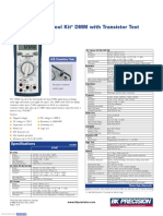 Manual Ranging Tool Kit DMM With Transistor Test: Data Sheet