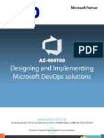 AZ-400T00 Designing and Implementing Microsoft DevOps Solutions