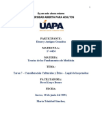 Tarea 7 - Consideración Culturales y Ético - Legal de Las Pruebas