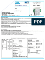 Remote I/O Module 4 Channel RTD Input On RS-485 Network: Datexel@datexel - It WWW - Datexel.it