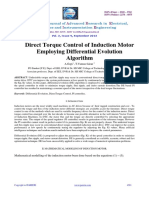 Direct Torque Control of Induction Motoremploying Differential Evolutionalgorithm