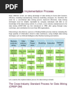 Data Mining Implementation Process