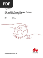 LTE and NR Power Sharing (SRAN18.1 - Draft A)