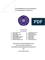 Kerjasama Interdisiplin Dan Multidisiplin Pada Keperawatan Bencana