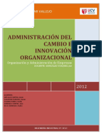 Informe Cambio Organizacional e Innovacion