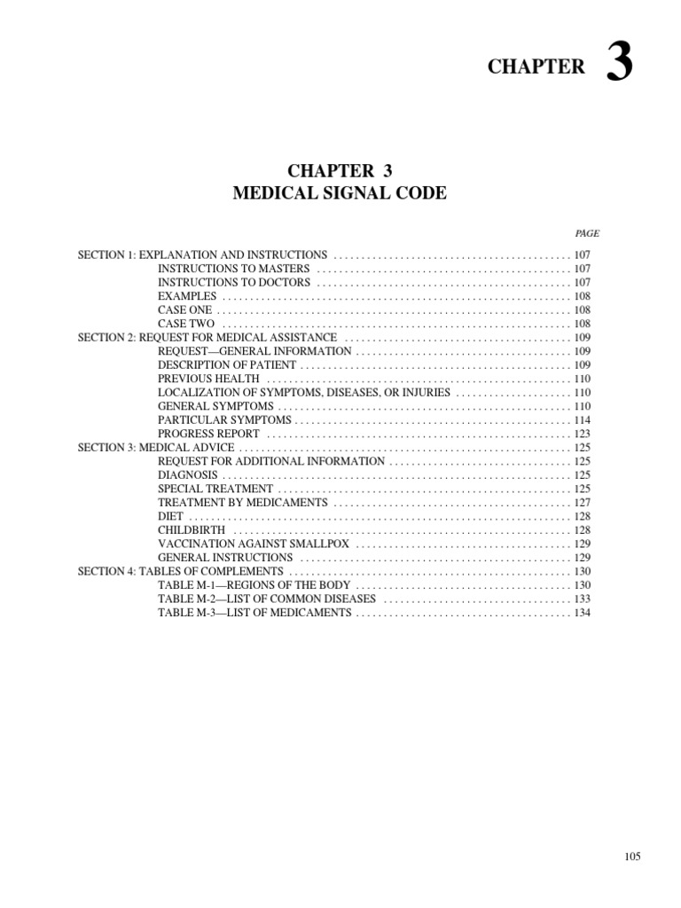 Medical Signal Code Overview | PDF | Clinical Medicine | Medical ...