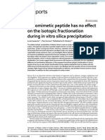 2021 - Cassarino, Curnow, Hendry - A Biomimetic Peptide Has No Effect On The Isotopic Fractionation During in Vitro Silica Precipitation