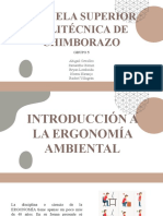 Introduccion A La Ergonomia Ambiental - GRUPO 5