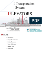 Ertical Transportation System: Levators