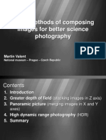Valent 2014 - Three Methods of Composing Images For Better Science Photography - Presentation